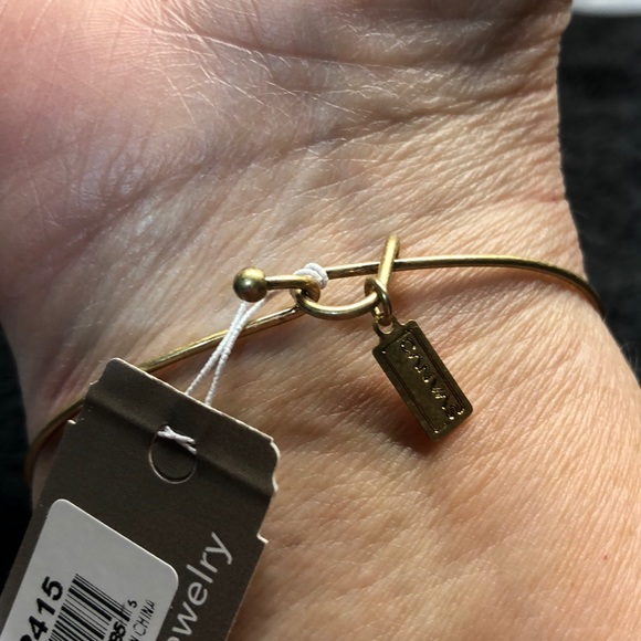 Canvas Gold Tone and Gray Bangle! - Picture 6 of 7